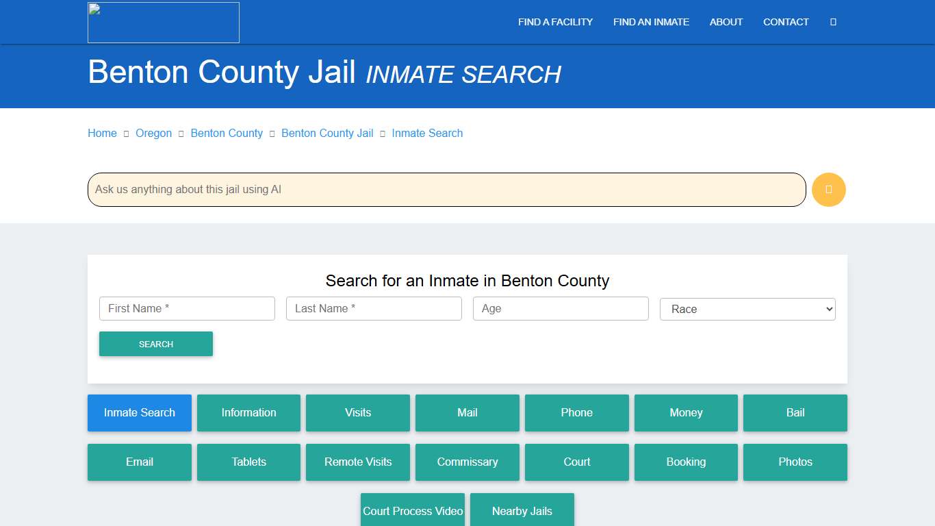 Benton County Inmate Search & Roster | Find Inmates OR